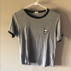 Brandy Melville John Galt Skull T-Shirt